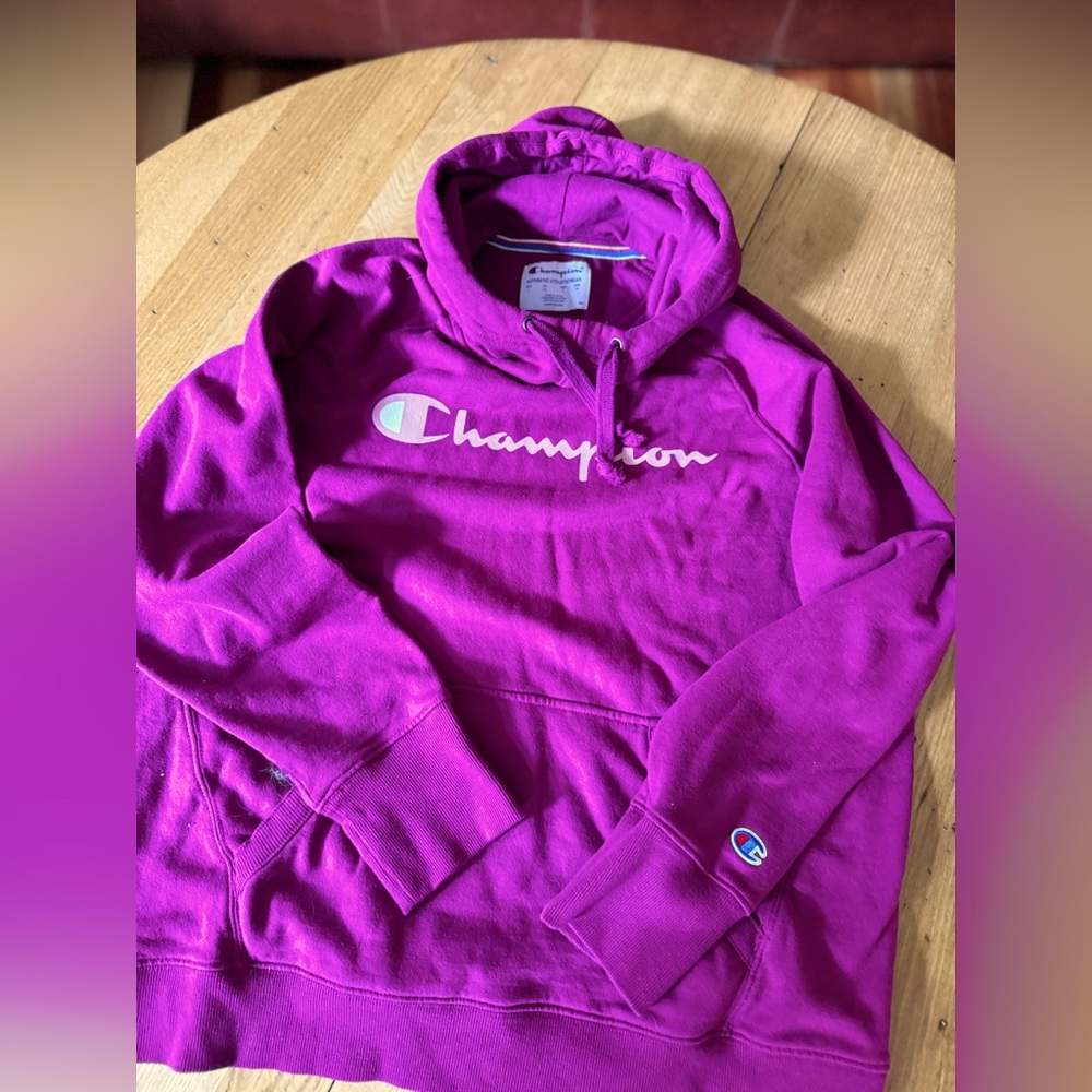 Champion hooded sweatshirt Sz L